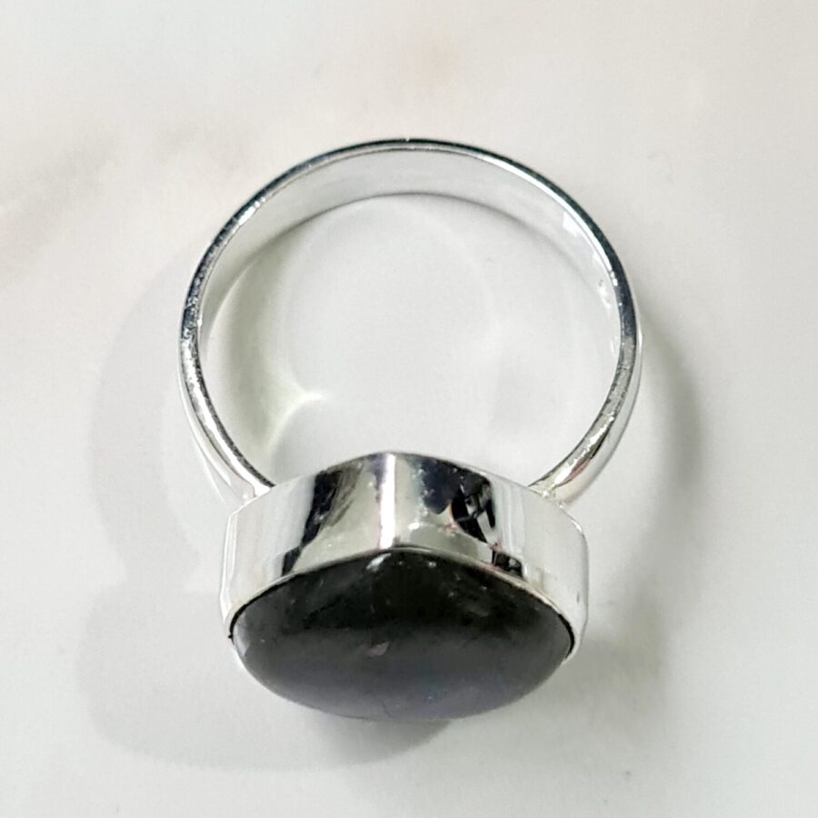 Ring Labradoriet Druppel - 925 Zilver - Afbeelding 3