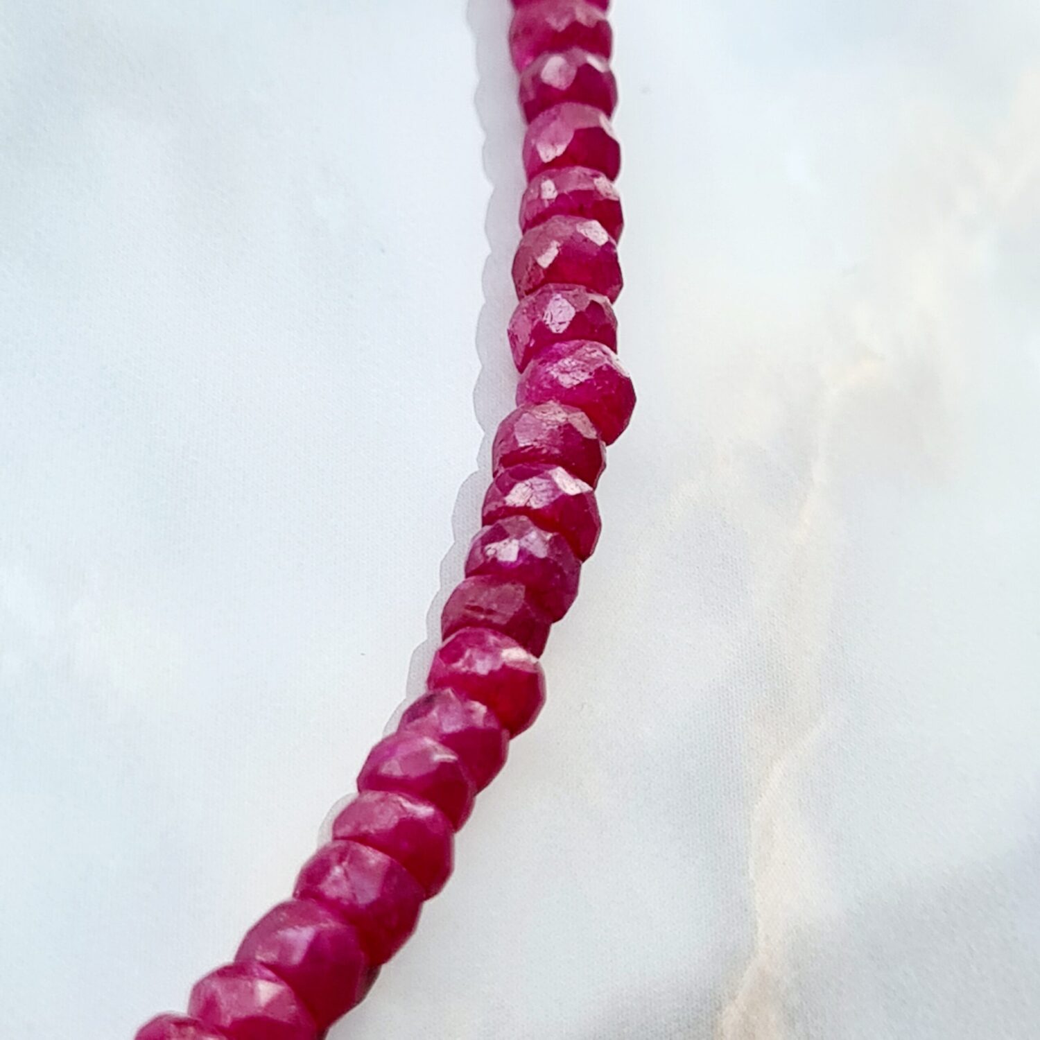 Ketting Robijn – 925 Zilver - Afbeelding 3