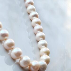 Ketting Lichtroze Zoetwaterparel Cultivé – 925 Zilver