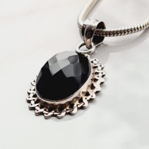 Hanger Onyx – 925 Zilver