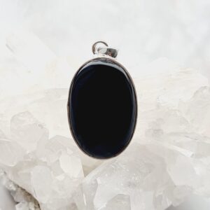 Hangers Onyx Ovaal 2 Medium – 925 Zilver