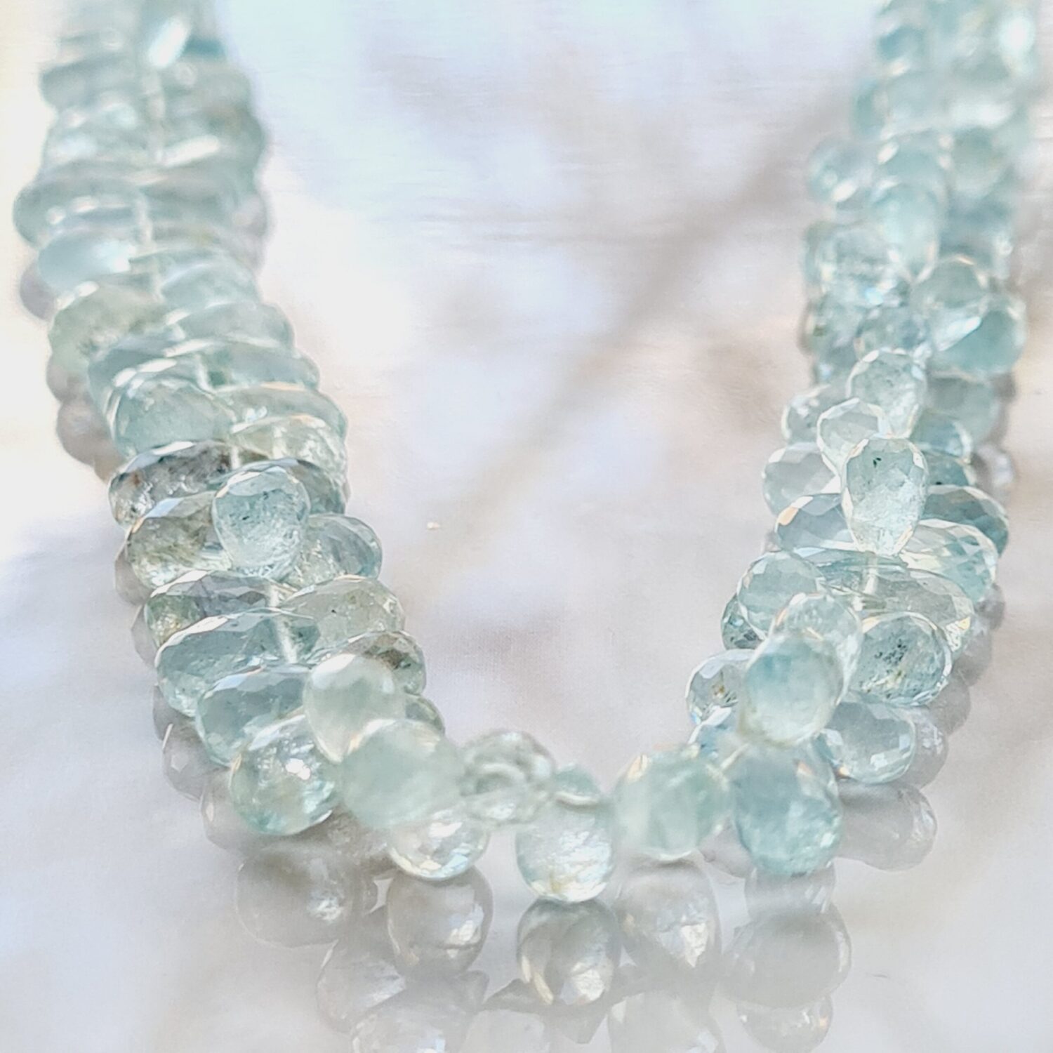 Ketting Aquamarijn – 925 Zilver - Afbeelding 5