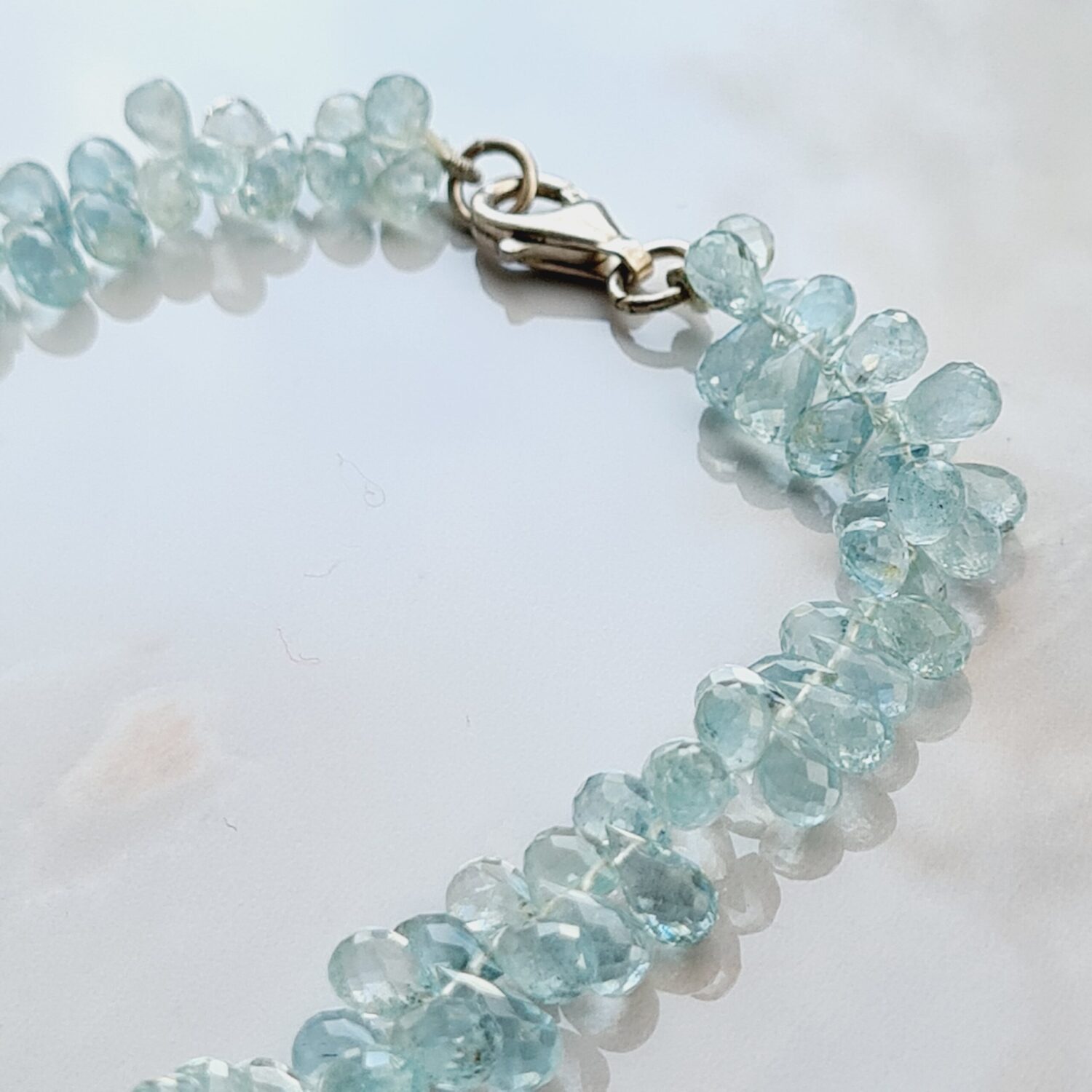 Ketting Aquamarijn – 925 Zilver - Afbeelding 3