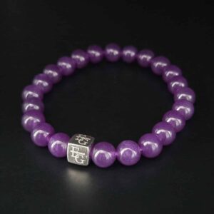 Handgemaakte amethist herenarmband 8mm – Eternal Gems