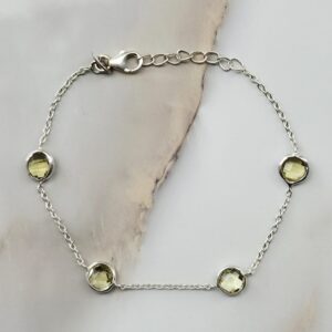 Armband Peridoot – 925 Zilver