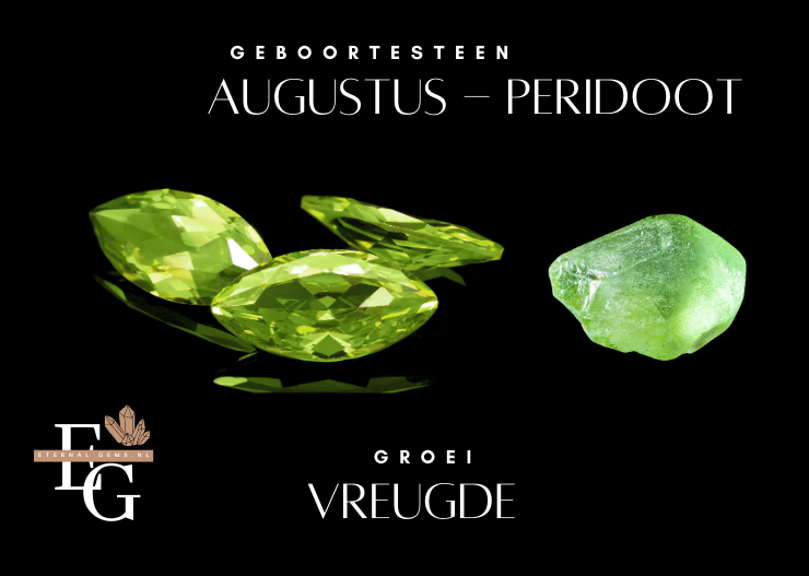Geboortesteen augustus Peridoot - EternalGems.nl