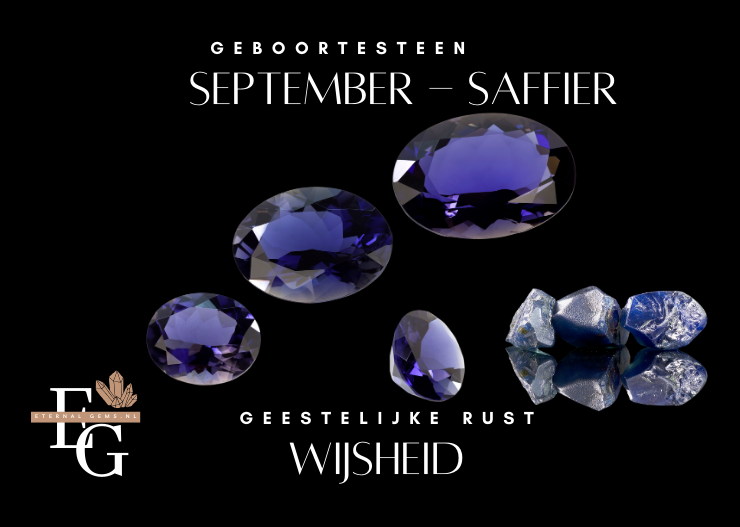 Geboortesteen van September - Saffier - EternalGems.nl