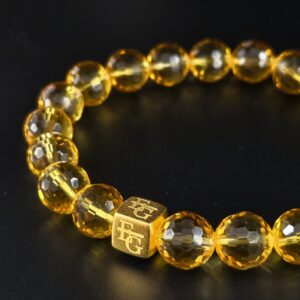 Herenarmband Citrien (10mm) – “California”