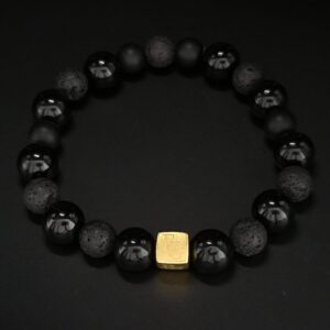 Herenarmband Onyx (8/10mm) “Los Angeles”