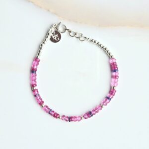 Robijn & Saffier Armband 925 Zilver | EternalGems